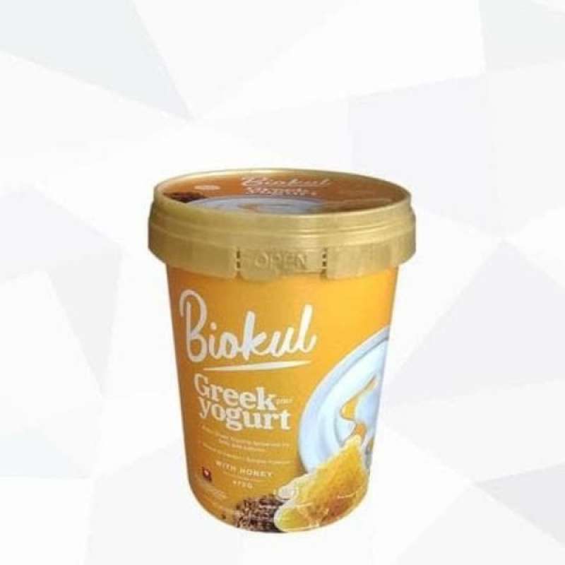 Pekanbaru Biokul Yogurt Greek Honey 473Gr