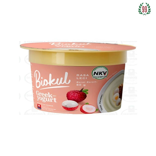 Pekanbaru Biokul Yogurt Greek Lychee 80Gr