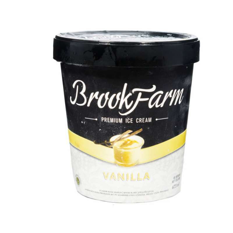 Pekanbaru Brookfarm Ice Cream Vanilla [473 Ml]