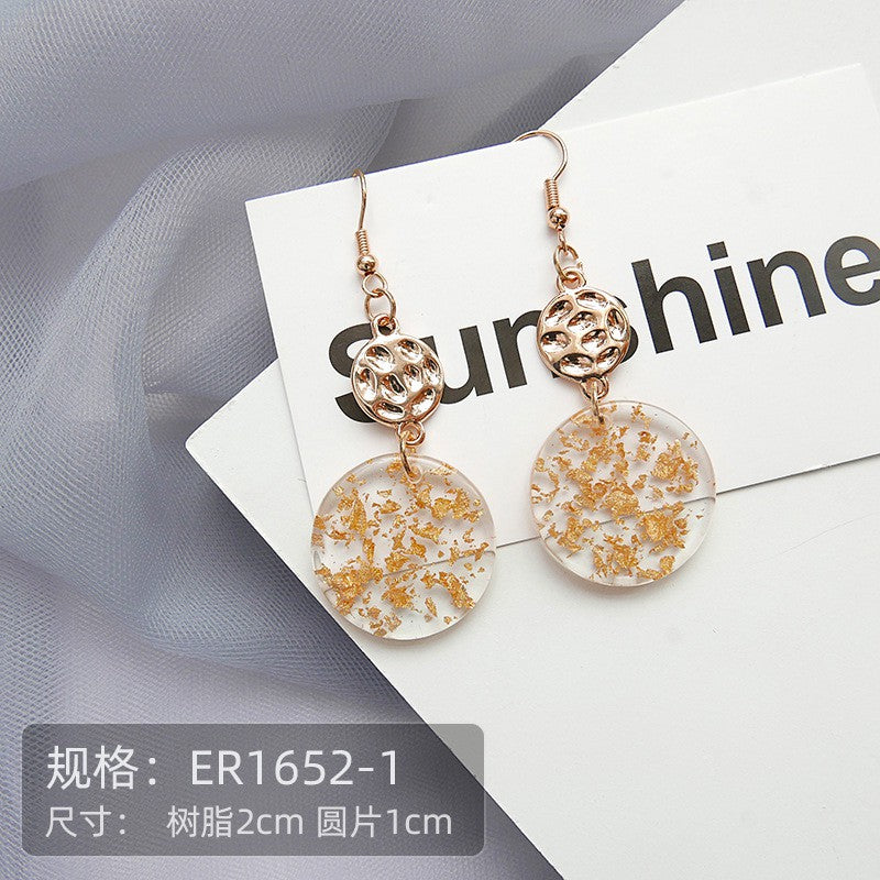 Pekanbaru Anting Wanita Korea Bling Emas Putih Besar Bulat Korea Simple Elegan Anting Berkualitas Anting Besar Korean Style Anting Hook Anting Hoop