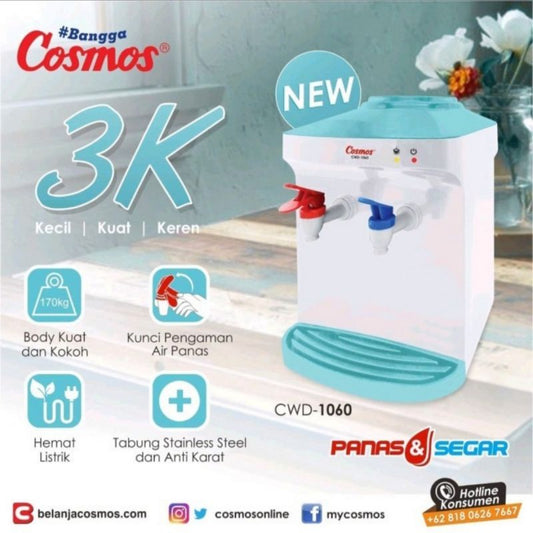 Pekanbaru Water Dispenser Cosmos Cwd 1060 / Dispenser Air Cosmos Cwd-1060