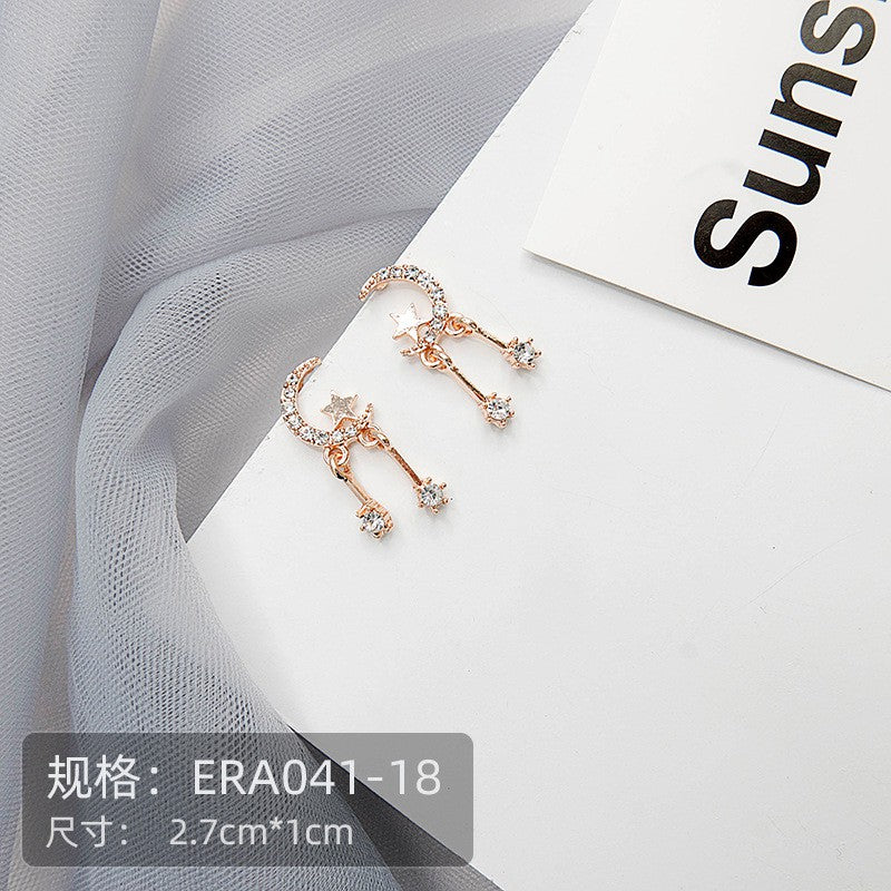 Pekanbaru Anting Wanita Korea Bling Emas Putih Besar Bulat Korea Simple Elegan Anting Berkualitas Anting Besar Korean Style Anting Hook Anting Hoop