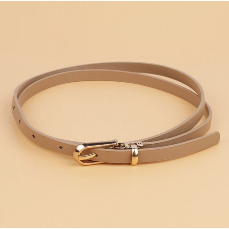 Pekanbaru Ikat Pinggang Gesper Belt Kecil Wanita Bahan Kulit Pu / Tali Pinggang Wanita / Gesper