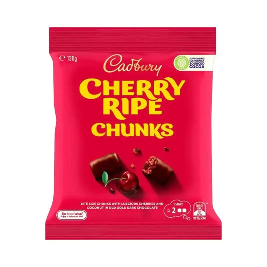Pekanbaru Cadbury Cherry Ripe Chunks 130G