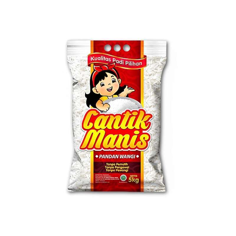 Pekanbaru Beras Cantik Manis Pandan Wangi [5 Kg]