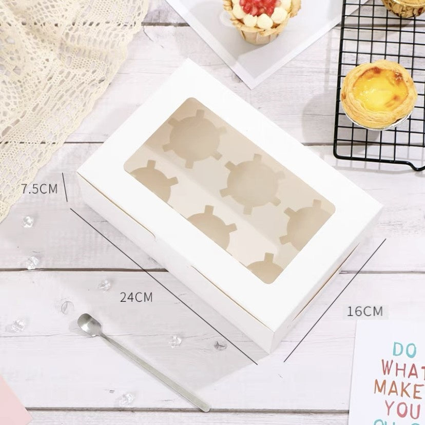 Pekanbaru Box / Kotak Cupcake Muffin Karton Dengan Display