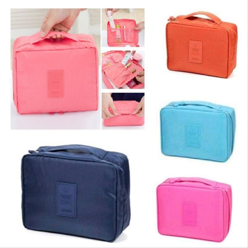 Pekanbaru Tas Kosmetik Travel Berkapasitas Besar Versi Korea Toilet Tas Traveling Kosmetik