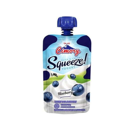 Pekanbaru Cimory Yoghurt Squeeze Blueberry 120Ml