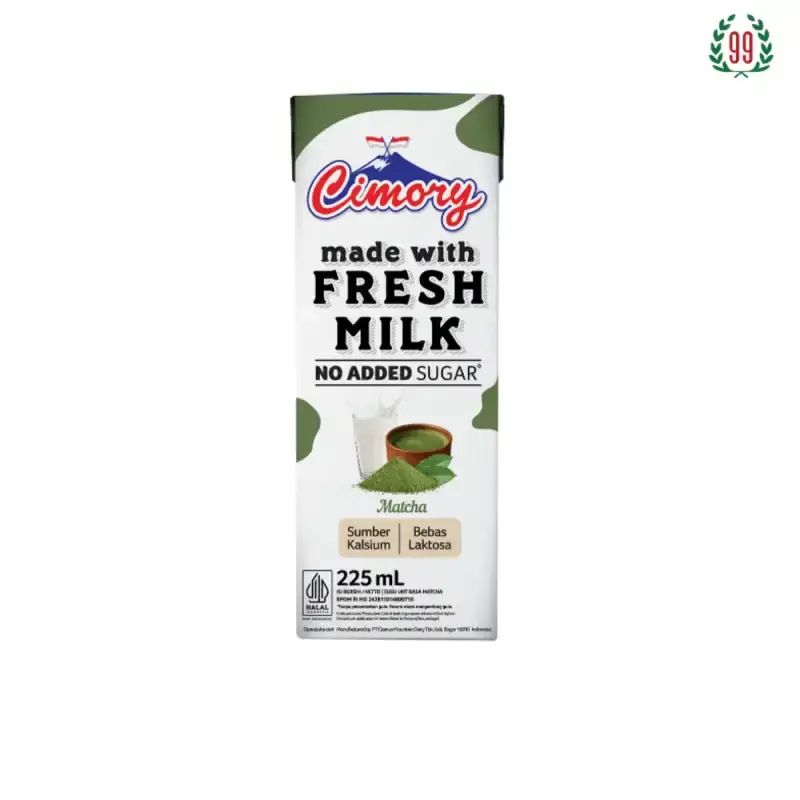 Pekanbaru Cimory Uht No Added Sugar Matcha 225Ml