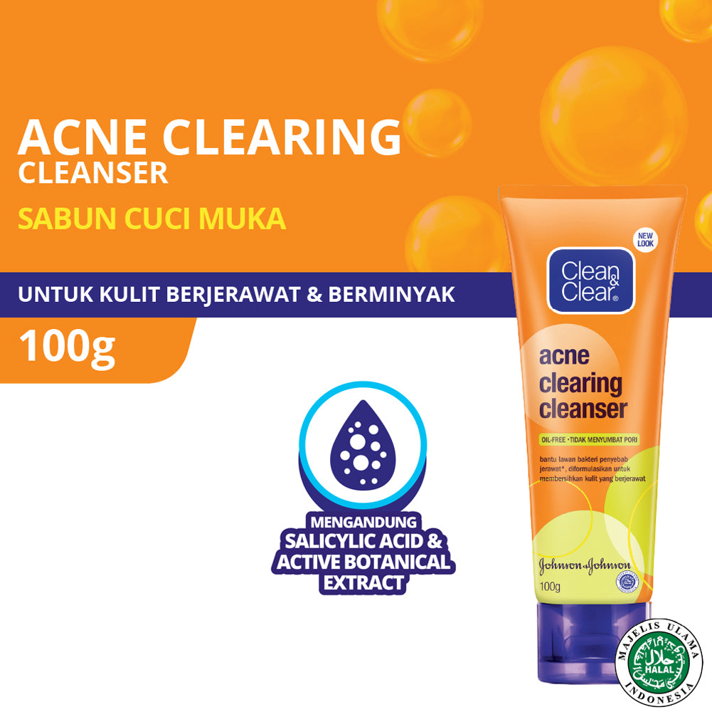 Pekanbaru Clean & Clear Acne Clearing Cleanser 100G