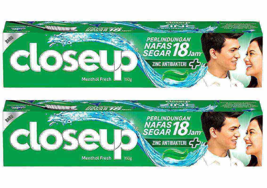 Pekanbaru Close Up Tp Green Value Pack 2X160G