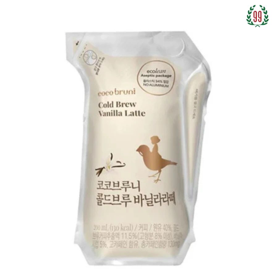 Pekanbaru Coco Bruni Cold Brew Vanilla Latte 200Ml