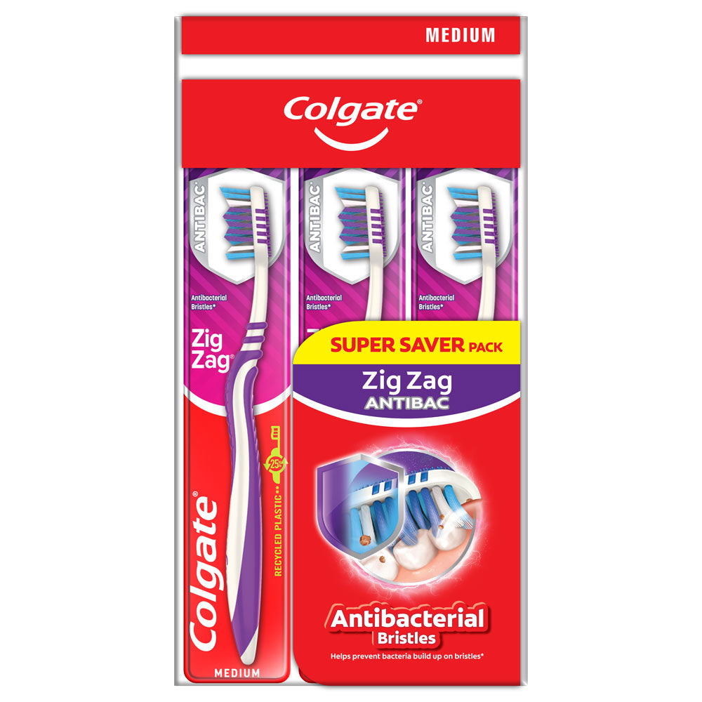 Pekanbaru Colgate Zig Zag Toothbrush 3Pcs