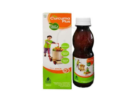 Pekanbaru Curcuma Plus Fruitveggie Jeruk 200Ml