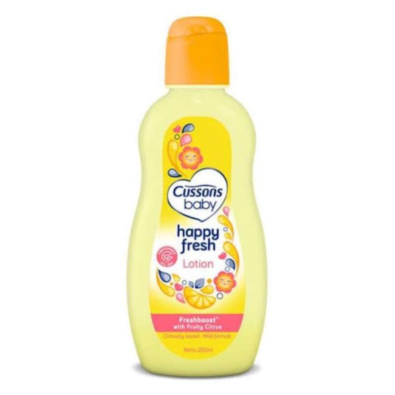Pekanbaru Cussons Baby Lotion Happy Fresh 200Ml