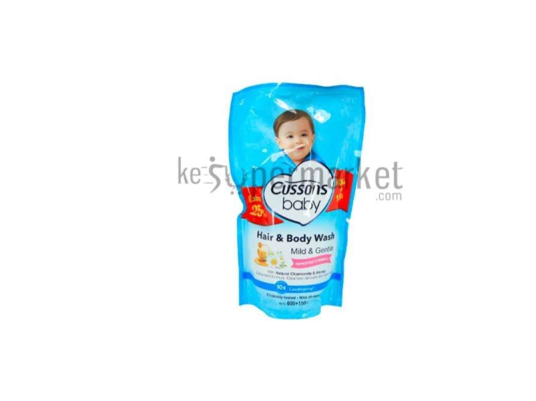 Pekanbaru Cussons Baby Hair&Body Wash Mild&Gentle 600Ml