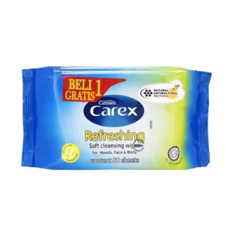 Pekanbaru Cussons Carex Wipes 50'S Refresh