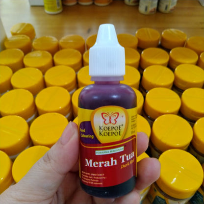 Pekanbaru Koepoe Koepoe Food Colouring / Pewarna Makanan Cair 30Ml