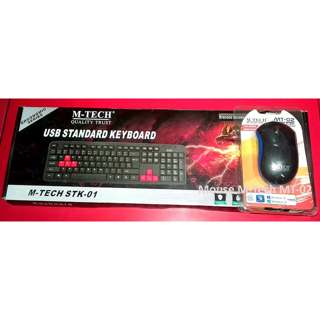 Pekanbaru Mouse Keyboard M-Tech - Robot