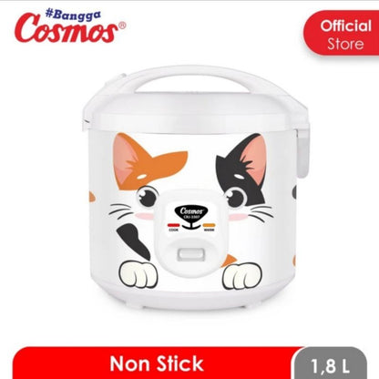 Pekanbaru Cosmos Crj-3307 Magic Com/Rice Cooker Nonstick 1.8 Liter