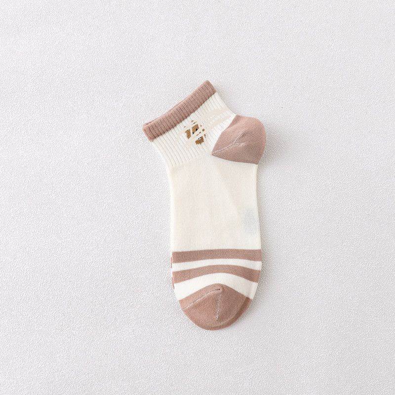 Pekanbaru Kaos Kaki Bear Chocolate Cute Women Socks Import Kaos Kaki Berkualitas Square  White Kaos Kaki Beruang Korean Style