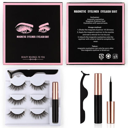 Pekanbaru Eyelash Magnetic 1 Set Lengkap Bulu Mata Magnet 3 Psg