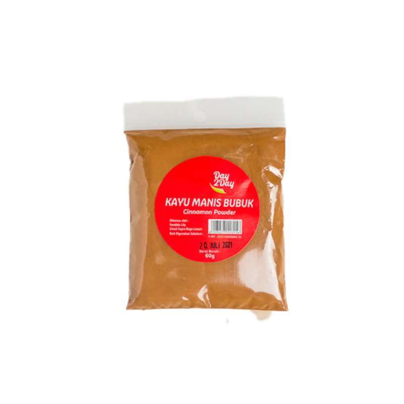 Pekanbaru Day 2 Day Kayu Manis Bubuk 60Gr Refill