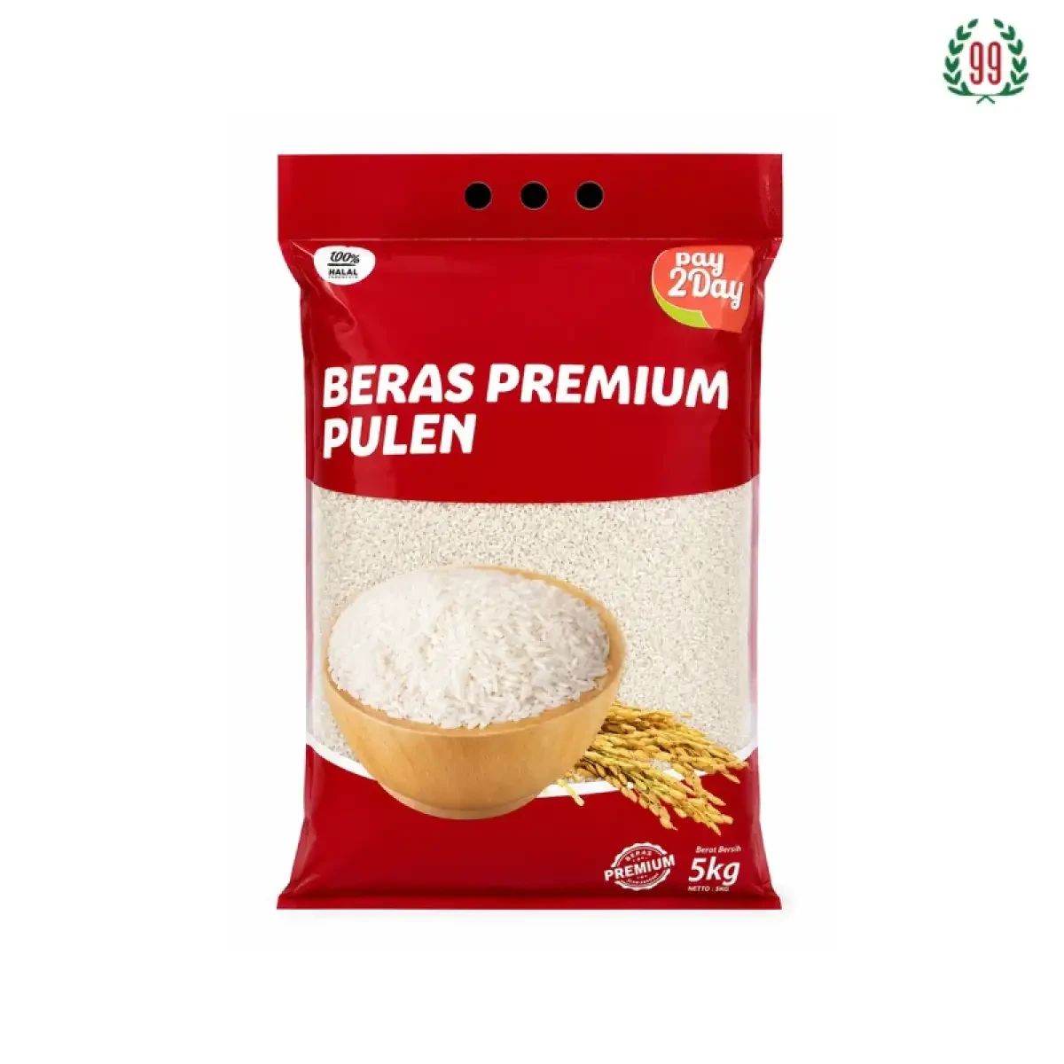 Pekanbaru Day 2 Day Beras Premium Pulen 5 Kg
