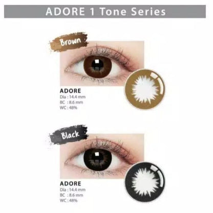 Pekanbaru Softlens Adore By Normal Minus By Lc /Softlens Hitam/Softlens Choco/Soflen/Contactlens