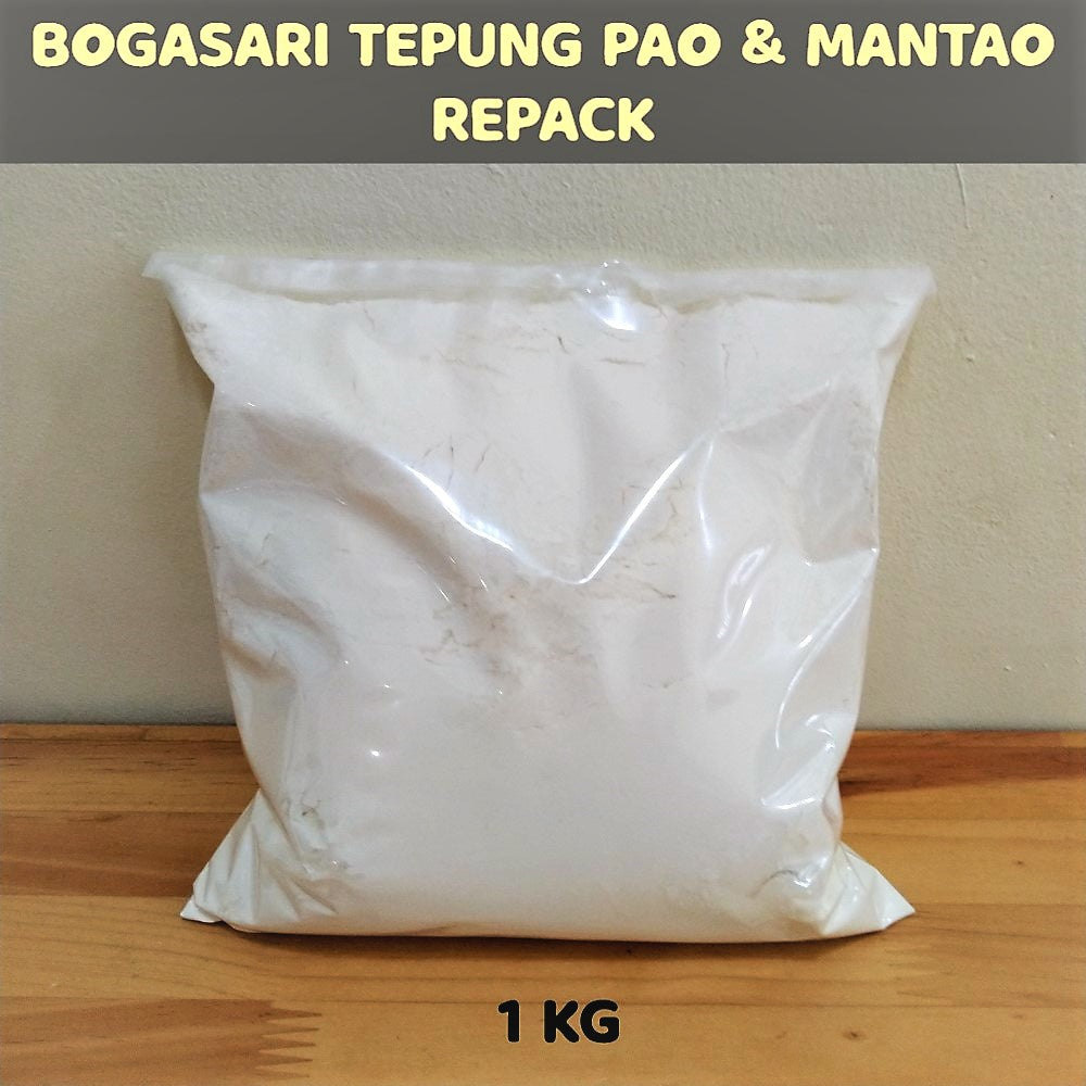 Pekanbaru Bogasari Cakra Kembar Emas Tepung Pao & Mantao Repack 1 Kg