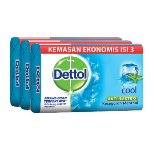 Pekanbaru Dettol cool soap 3x65gr pack
