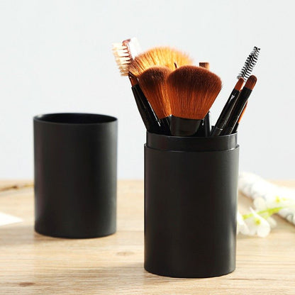 Pekanbaru (Isi 12Pcs) Kuas Make Up Tabung 12Pcs Make Up Brush 12 Set In 1 Tube Import Murah