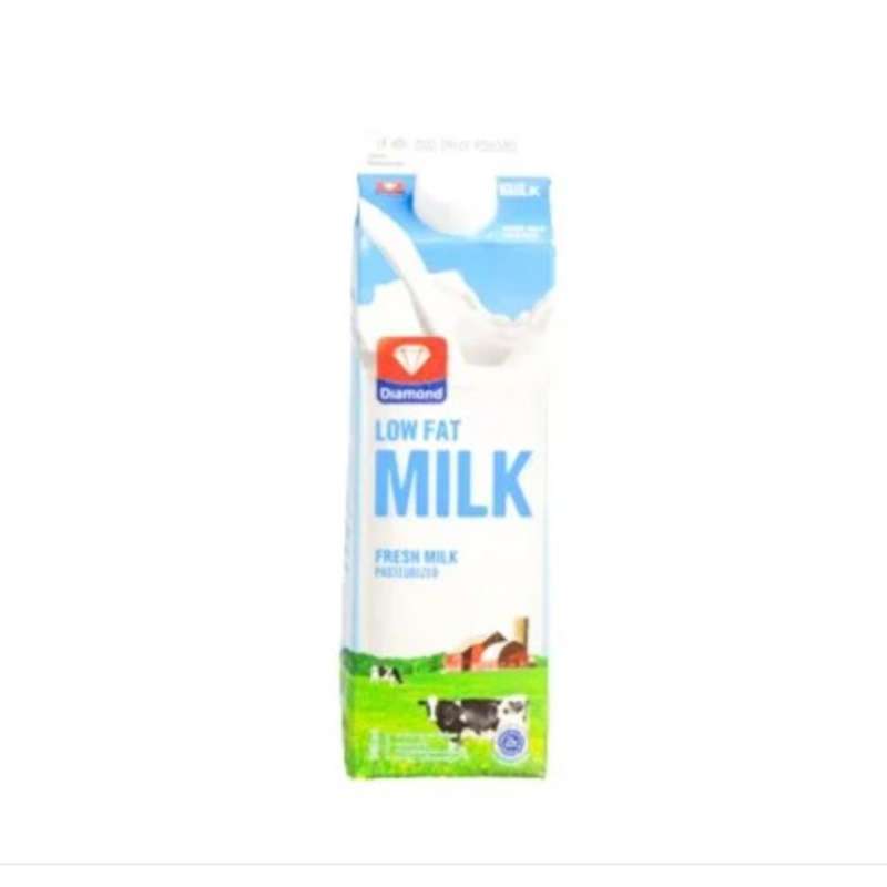 Pekanbaru Diamond Fresh Milk Low Fat 946Ml