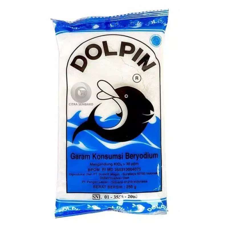 Pekanbaru Dolphin Garam Meja 250Gr Pak