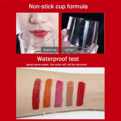 Pekanbaru Saniye Lip Tint Mini Matte Capsule Shape Liquid Lipstik Lipgross
