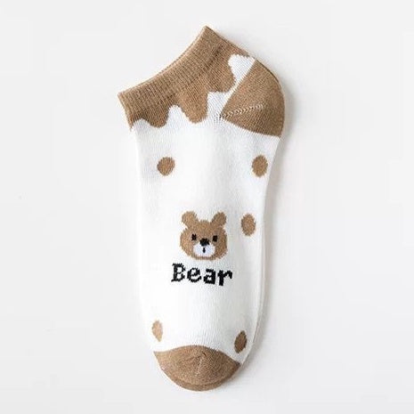 Pekanbaru Kaos Kaki Beruang Coklat Cute Women Socks Import Kaos Kaki Berkualitas Brown Bear Kaos Kaki Lucu Korean Style