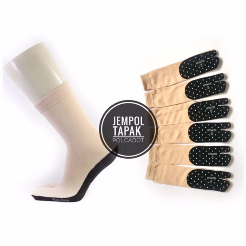 Pekanbaru Kaos Kaki Telapak Polcadot Spandek Nylon