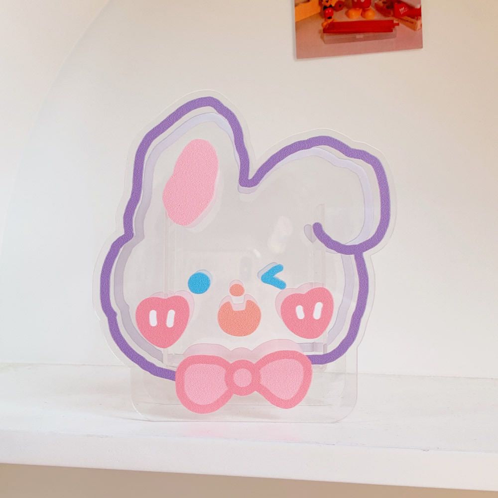 Pekanbaru Penholder Motif Unik Lucu Aesthetic Ins Tempat Penyimpanan Pena Akrilik Lucu Karakter Cartoon Korean Style Acrylic Stationary Kit Desk Organizer Cute Cartoon Pen Holder Transparan