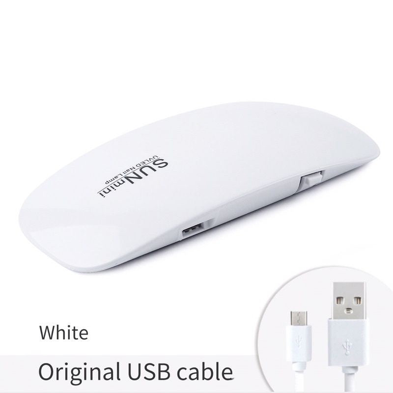 Pekanbaru Lampu Led Uv Mini 6W Portabel Nail Dryer Untuk Pengering Kutek Gel