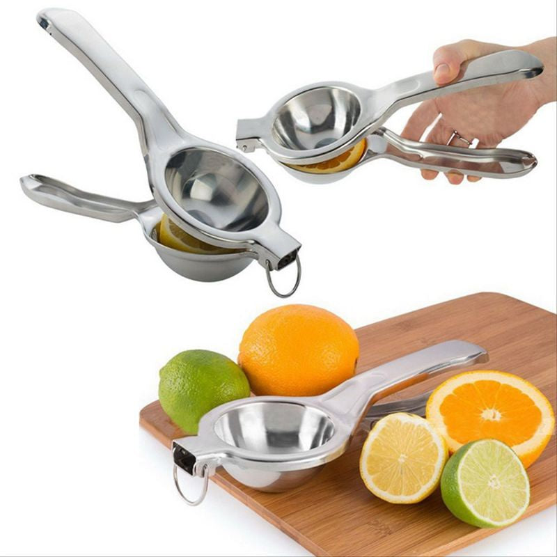 Pekanbaru (kecil)Alat Peras Jeruk Dan Lemon Lime Squeezer Stainless Steel Perasan Manual Jeruk Nipis Besi Press Buah