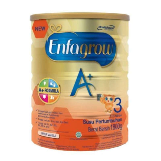 Pekanbaru Enfagrow A+ Tahap 3 Vanila 1800Gr Can