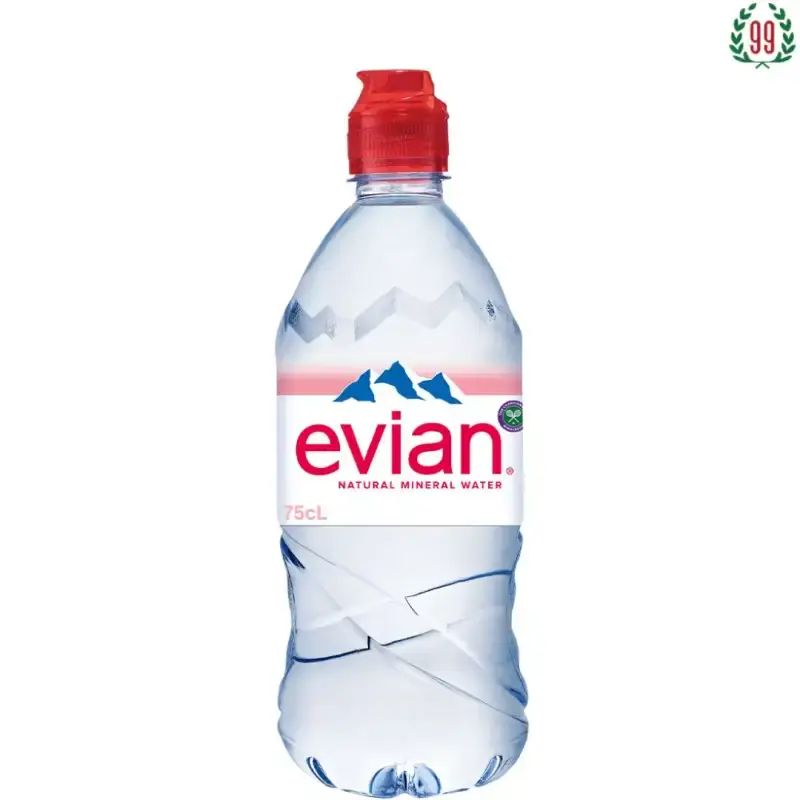 Pekanbaru Evian Mineral Water 750Ml Btl