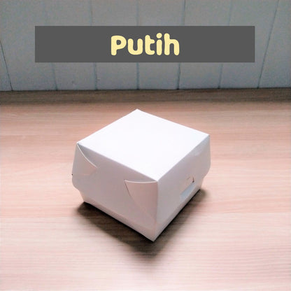 Pekanbaru Box / Kotak Burger Warna Kraft Putih