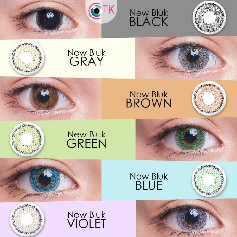 Pekanbaru Softlens Newbluk 15Mm ( Normal Minus) + Free Case