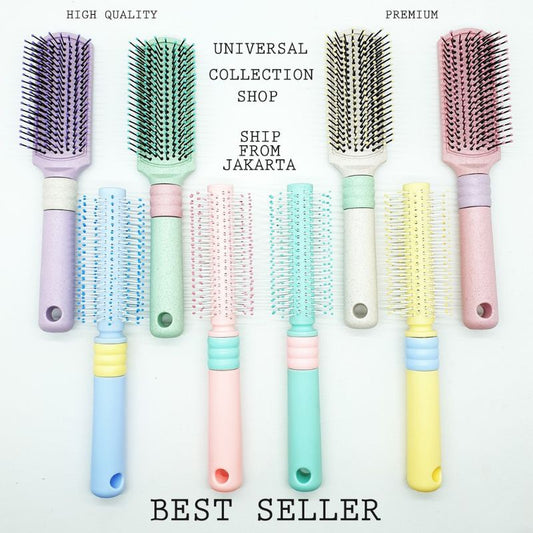 Pekanbaru Sisir Rambut Anti Kusut / Sisir Anti Kusut / Sisir Pijat Kesehatan Premium