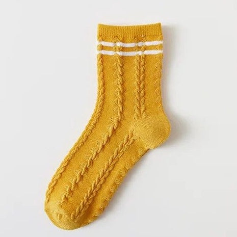 Pekanbaru Kaos Kaki Orange White Kaos Kaki Jeruk Oren Jingga Putih Kaos Kaki Panjang Cute Orange Women Socks Kaos Kaki Berkualitas High Quality Sock Korean Style