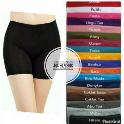 Pekanbaru Legging Pendek Short Standar/Shot /Celana Sot/Celana Dalam