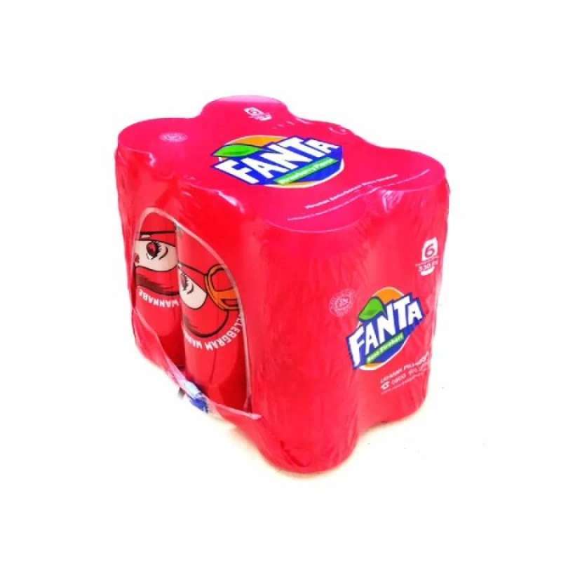 Pekanbaru Fanta Strawberry 6X330Ml Can