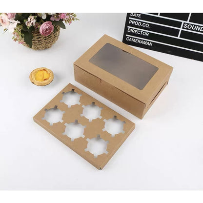 Pekanbaru Box / Kotak Cupcake Muffin Karton Dengan Display