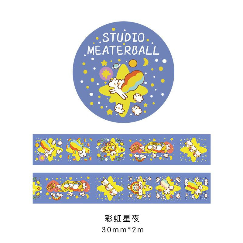 Pekanbaru Stiker Roll Motif Cartoon Unik Lucu Roll Tape Scrapbook DIY Stationary Sticker Kit Book Journal Decoration Selotip Washi Tape Kartun Jepang Dekorasi DIY